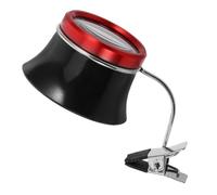 Homoyoyo loupe de réparation de Montre dissolvant de Rayures sur Les Verres de Lunettes loupe de Bonbons pour Les Yeux Casque loupe démagnétiseur de Montre Un Verre Rouge