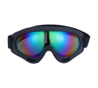 Homoyoyo Lunettes de Ski Coupe-vent Vert Miroir Lentilles Polycarbonate Anti-uv400 Antibuée et Antichoc, Bandeau Élastique Réglable, Protection Oculaire Sport Plein Air Hiver
