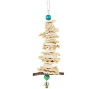 Homoyoyo Mâcher Os de Seiche pour Perroquets Suspendu pour Cage Oiseau Portable avec Clochette Calcium pour Oiseaux