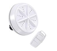 Homoyoyo Machine à Laver Portable Usb Télécommande, Mini Laveuse De Voyage Abs Compacte, Turborotation Rapide 30 Min, Camping Et Déplacements