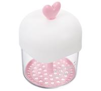 Homoyoyo Machine à Mousse Transparent Rouge pour Visage Appareil à Mousse Compact Générateur de Bulles Moussantes Nettoyant Visage Moussant Pratique pour Usage Quotidien