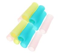 Homoyoyo Manchons en Silicone Antidérapants pour Ciseaux à Cuticules 12 Pièces Taille Standard Protection Main Protection Pince à Épiler Usage Manucure
