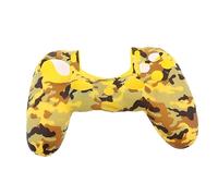 Homoyoyo Manette Jaune Camouflage Accessoires pour Manette Stickers et Etui de Protection Silicone