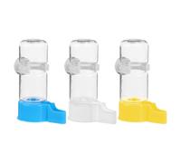Homoyoyo Mangeoire À Eau pour Oiseaux 3 Pièces : Distributeur d'eau Automatique pour Cage À Oiseaux pour Perruches Perroquets Bouteille d'eau De Capacité pour Inséparables