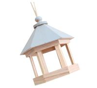 Homoyoyo Mangeoire Oiseaux Suspendue Bois Creuse pour Petit Oiseau Nid Naturel Décor Extérieur Intérieur