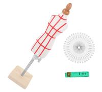 Homoyoyo Mannequin Miniature de Couture pour Vêtements Support Robuste et Portable Modèle Féminin Éducatif pour sans Plis Base Carrée Stable