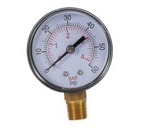 Homoyoyo Manomètre Pression Piscine Npt Robuste Précis et Pratique avec Adaptateur Fileté pour Filtres Piscine