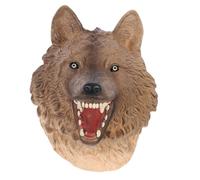 Homoyoyo Marionnette à Main en Vinyle de Loup, Interactif pour Garçon et Filles, Marionnette Animale Mammifère Réaliste, 1 Pièce, pour Jeux de Rôle et Activités Éducatives