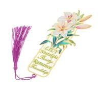 Homoyoyo Marque Page Floral avec Chaîne Accessoire de Lecture Décoratif pour Femmes Marque Page Unique et Élégant pour Amoureux des Parfait pour Types