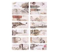 Homoyoyo Marque-pages Rétro en Papier Décoratif Tour Eiffel, Lot de 90 Pièces, Signets Créatifs pour Lecture, Scrapbooking et Décoration, pour Étudiants et Enseignants