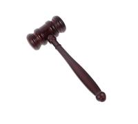 Homoyoyo Marteau de Juge Bois Robuste pour Garçon Fille de Rôle Maillet de Tribunal Sûr et Fête des Pères Adapté Aux Apprentis et Enchères