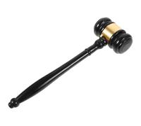 Homoyoyo Marteau de Juge en Bois Massif, Marteau de Vente aux Enchères Compact, Maillet Pratique pour Avocat et Juge, Outil pour Tribunal et Salle D’Audience, Son Puissant, Format Portable
