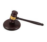 Homoyoyo Marteau de Juge en Bois Solide Bloc Sonore Élégant pour Décor D'avocat et Usage Professionnel Lors des Audiences et Enchères