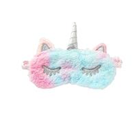 Homoyoyo Masque de Sommeil Licorne Peluche Cache-œils Occultants pour Dormir Sieste ou Voyager Design Mignon