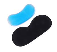 Homoyoyo Masque de Sommeil Soie Double Face Noir Occultant pour Adultes pour Voyage Camping et Détente des Yeux