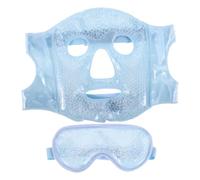 Homoyoyo Masque pour Visage et Masque Réfrigérant Pours Yeux Froides pour Soulager Stress et Maux de Tête Ajustable et Confortable