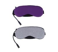 Homoyoyo Masque Yeux Usb Vapeur Rechargeable Violet Sans Parfum, Bandeau Masques Rafraîchissants Yeux Chaud Et Froid, Utilisation Maison Bureau Voyage, Pause Détente Et Sommeil
