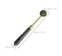 Homoyoyo Massage Hammer Jade avec Ressort Flexible Outil Manuel Compact pour Massage Dos Épaules et Corps Fatigue et Stimulation des Points Acupuncture