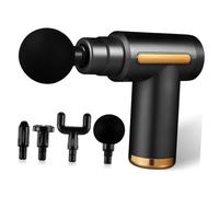 Homoyoyo Masseur Portable USB Mini à Percussion Appareil de Massage Vibrant Puissant pour Relaxation Musculaire Profonde Design Silencieux Recharge Rapide Adapté Au Cou et Corps