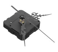 Homoyoyo Mécanisme D'horloge Antihoraire à Piles Aiguilles Noires Kit de Remplacement DIY pour Horloge Murale, Moteur à Mouvement Inversé, Matériel Plastique et Fer