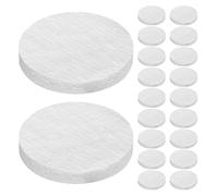 Homoyoyo Mèches en Laine Céramique Rondes 20 Pièces Noyaux en Coton pour Foyers de Table Bioéthanol, Isolation en Fibre Céramique Résistante la Chaleur, Remplacement pour Cheminée