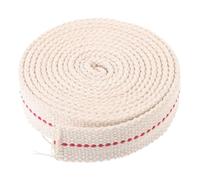 Homoyoyo Mèches pour Lampes à Pétrole en Coton 100% Pur Largeur 25 CM Longueur 3 M Mèche Plate pour Brûleur à Pétrole Accessoire Compatible pour Lampes à Huile et Lanternes