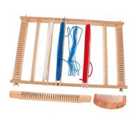 Homoyoyo Métier à Tisser Bois Manuel Petit Cadre de Tissage DIY pour Débutants et Garçon Fille Outil Créatif pour Artisanat Multi-techniques