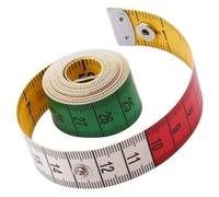 Homoyoyo Mètre Ruban Vintage en Cuir de Vachette Bouton Pression, Ruban de Mesure Corporel Pratique et Petit pour Couture et Mesure Précise du Corps
