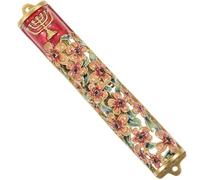 Homoyoyo Mezouza en Métal avec Parchemin de Bénédiction Ornement Religieux pour Porte D’Entrée Décoration Spirituelle Judaïque Rouleau de Mezouza Protégé Style Traditionnel pour Maison