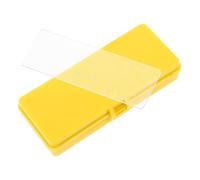 Homoyoyo Micromètre pour Microscope en Verre Platine Règle Graduée Compatible Objectifs C1 Échelle de Calibration Précise pour Mesures Scientifiques Outil Solide et Portable