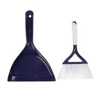 Homoyoyo Mini Dustpan And Broom Set With Ergonomic Handle For Household Cleaning Portable Compact Brush Kit For Office And Home Use Convenient Narrow Corner Dust Removal Tool