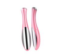 Homoyoyo Mini Masseur Oculaire Électrique Anti-poches Pour Visage Stimulation Cutanée Massage Ergonomique Revitalisation Rides Sans Batterie Rose