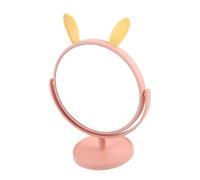 Homoyoyo Miroir de Maquillage Bureau Lapin Miroir de Table Décoratif Fille avec Rangement pour Chambre et Dortoir