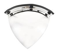 Homoyoyo Miroir de Sécurité Convexe Mural 40 CM de Circonférence Miroir D’Angle pour Commerce et Couloir en Acrylique Transparent pour Surveillance Intérieur et Extérieure