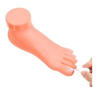 Homoyoyo Modèle De Pied Nail Art Taille Moyenne Toucher Peau Réaliste Outil D'entraînement Au Nail Art Professionnel Pour Pratique Manucure Pieds