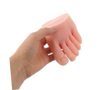 Homoyoyo Modèle De Pied Silicone Pour Entraînement Faux Pied Gauche Pour Pose Ongles Outil De Pédicure Souple