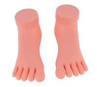 Homoyoyo Modèle de Pratique Nail Art pour Pieds Lot de 2 Silicone Élastique Outil de Formation Pratique pour Ongles Outil pour des Pieds