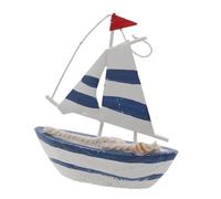 Homoyoyo Modèle de Voilier Bois Miniature Décor Méditerranéen Sculpture Bateau à Voile Nautique Centre de Table Thème Océan pour Maison et Fête