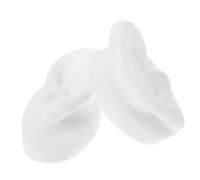 Homoyoyo Modèle Oreille Silicone pour Enseignement Nettoyage Oreilles Outil Pratique Bijoux et Aides Auditives Simulation Réaliste pour Formation et Affichage