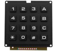 Homoyoyo Module Clavier pour Microcontrôleur 16 Touches à Membrane, Commutateur de Matrice, Clavier Industriel pour Environnements Exigeants, Tactile