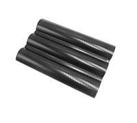 Homoyoyo Moule à Baguette Noir Moyen Compartiments Plaque Perforée pour Cuisson Français Moule Pâtisserie Wave Stick Accessoire Four et Facile à Nettoyer