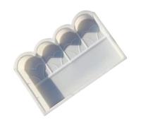 Homoyoyo Moule de Bordure Jardin Plastique pour Clôture Ciment Facile à Utiliser Moule à Pavage Réutilisable pour Décoration Extérieure DIY