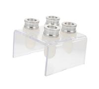 Homoyoyo Moule en Silicone pour Rouge à Lèvres DIY 9 Pièces 12,1 Mm Kit Cosmétique Soi-même Anneaux Support Fabrication de Lèvres Anniversaire Présent