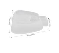 Homoyoyo Moule Silicone Cendrier Forme Poumon Flexible pour Résine Époxy DIY Artisanat Création Facile Nettoyage Recyclage