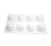 Homoyoyo Moule Silicone Pâtisserie Niveaux Antiadhésif pour Mini Gâteaux Cupcakes Muffins Résistant Haute Température pour DIY Baking