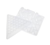 Homoyoyo Moule Silicone Pyramidal Créatif pour DIY, Moule Flexible en Silicone, Jeux Éducatifs pour Garçon et Filles et Adultes, Moulage D’Ornements Pyramidaux, Décoration Maison, Loisirs