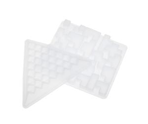 Homoyoyo Moule Silicone Pyramidal Créatif pour DIY, Moule Flexible en Silicone, Jeux Éducatifs pour Garçon et Filles et Adultes, Moulage D’Ornements Pyramidaux, Décoration Maison, Loisirs