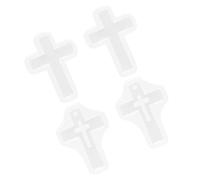 Homoyoyo Moules En Silicone En Forme De Croix - 4 Pcs Moules En Résine Époxy Pour Bricolage - Création De Bijoux Pendentifs Et Décorations Artisanales Idéal Pour Et Projets