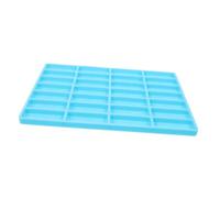 Homoyoyo Moules En Silicone Réutilisables Pour Dominos Chiffres Lettres Résine Époxy Gel De Silice Bleu