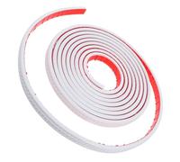 Homoyoyo Moulure Murale Auto-adhésive Flexible Bande de Décoration PVC pour Coins Encadrements de Portes et Plafonds Bande de Finition Blanc